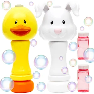 2pcs Kids Bubble Wands with Bubble Solutions