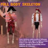 2pcs Pirate Halloween Skeleton Decorations 16in
