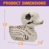 2pcs Posable Skeleton Duck Halloween Decoration 4.5in