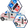 3pcs Emergency Vehicle Playset with Lights and Sounds