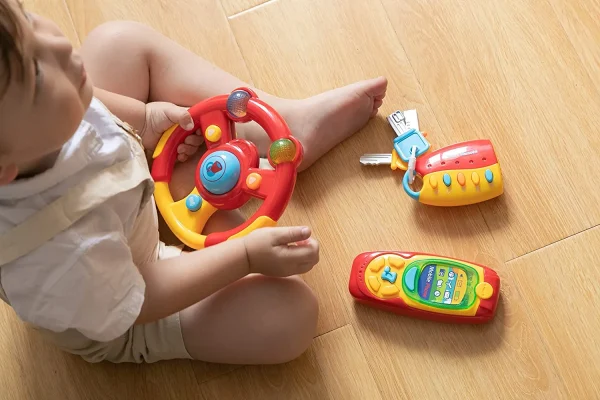 3Pcs Toddler Driving Steering Wheel Toy