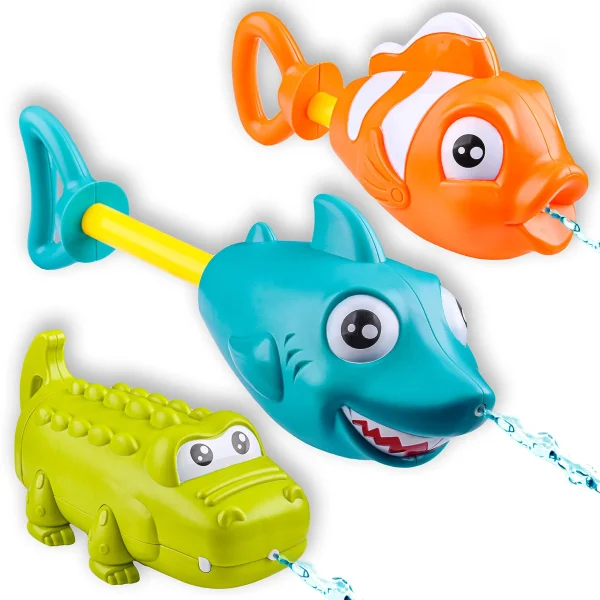 3Pcs Animal Character Water Guns for Kids