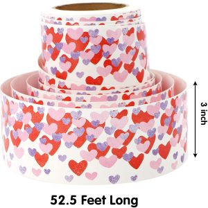 52.5ft Valentines Day Decorations Bulletin Board Borders for Classroom Decor
