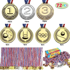 72Pcs Award Medals 32in