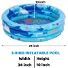 34in Ocean and Dinosaur Inflatable Pool