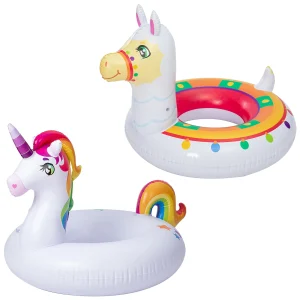 2pcs Llama and inflatable ride a unicorn costume Pool Floats 35.3in