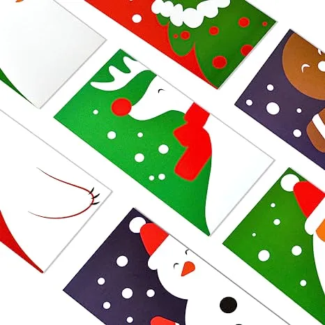 Checks or Gift Cards with 36 White Envelopes JOYIN 36 Pcs Kraft Paper Christmas Holiday Greeting Cards Money/Gift Card Holder for Cash 