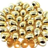 36Pcs Shiny Golden Metallic Easter Egg Shells 3in