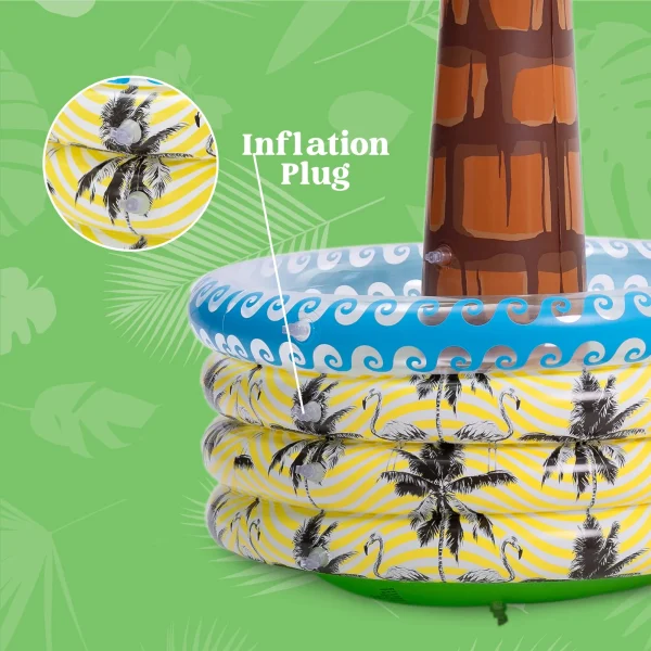 38in Inflatable Drinks Cooler Palm Tree