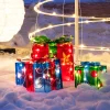 3Pcs 50LED Christmas Light Boxes decor
