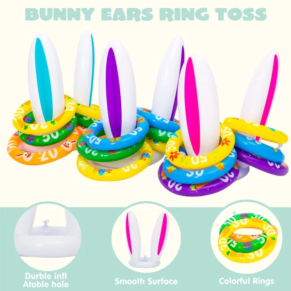 3Pcs Bunny Ears Ring Toss Game