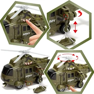 3Pcs Helicopter Squadron Toy Set – Christmas Toys