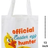 3Pcs Reusable Easter Cotton Tote Bags