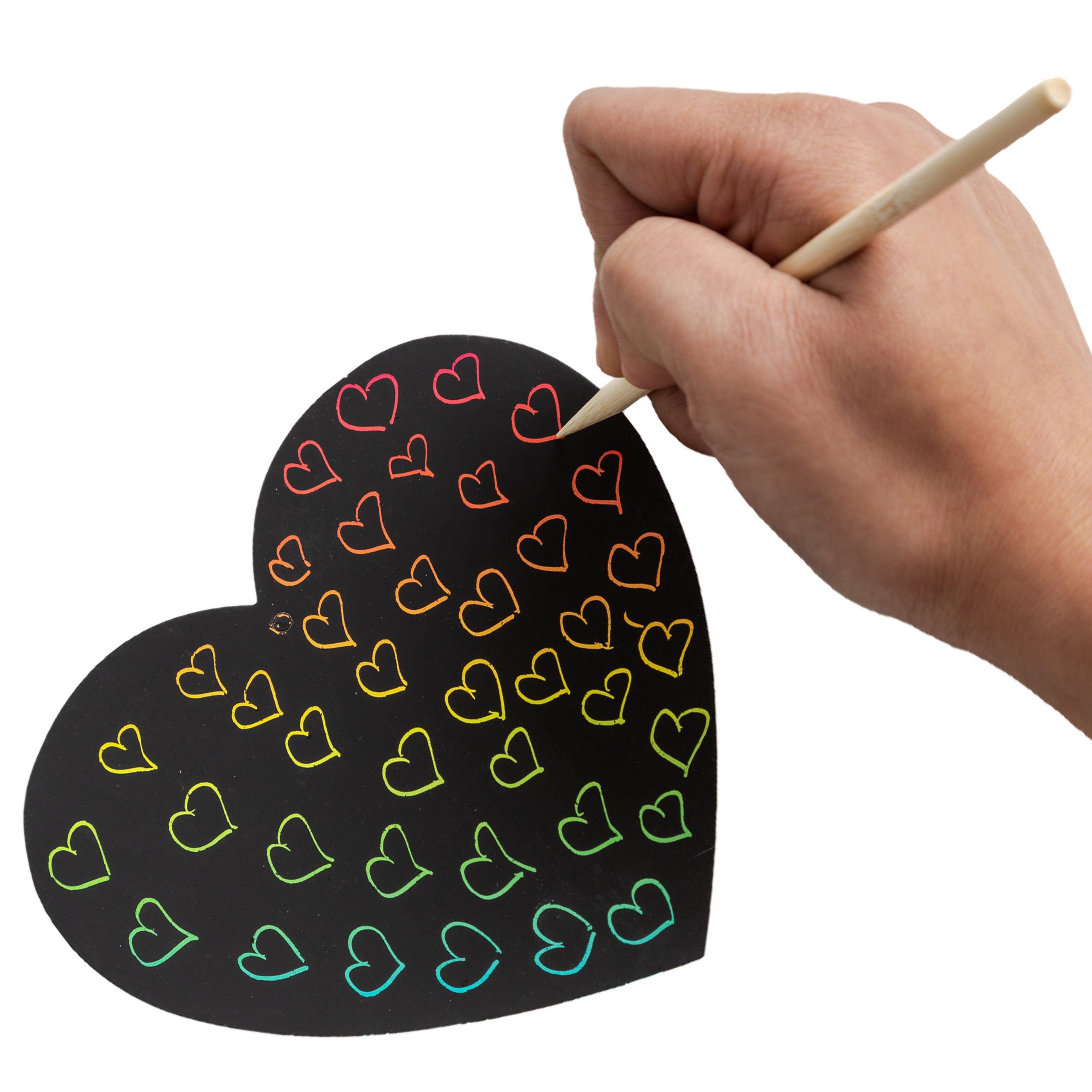 Valentines Day Gifts Cards For Kids Magic Color Scratch Heart 36 Packs
