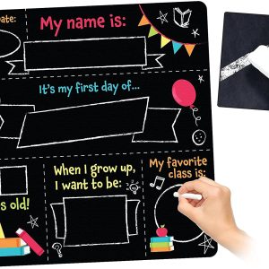 First Day & Last Day of school chalkboard. 3 pack