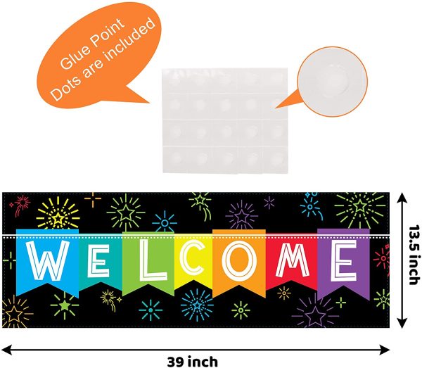 2 pcs Welcome Banner