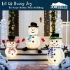 3ft 100 LED Collapsible Light Up Yard Snowman