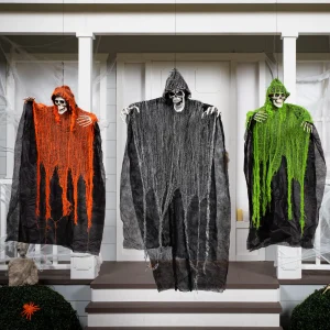 3Pcs Halloween Grim Reapers One 47” and Two 35”