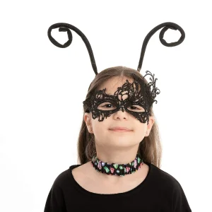 3pcs Halloween Black Antenna Headband