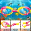 3pcs Kids Swimming Goggles Blue, Pink and Yellow