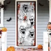 3pcs Skeleton Door Cover for Halloween 30in x 72in