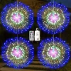 4Pcs 200 LED Firework Copper Wire Lights 24in