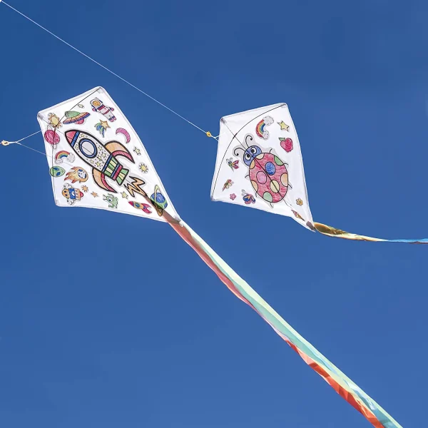 DIY Diamond Kite with Watercolor Pen