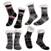 4pcs Deer Pattern Christmas Slipper Socks
