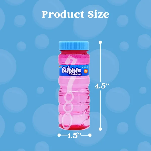 36pcs Assortment Bubble Bottle with Wand 4oz