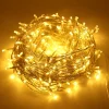 400 LED Warm White Led String Lights Clear Wire 140.7ft