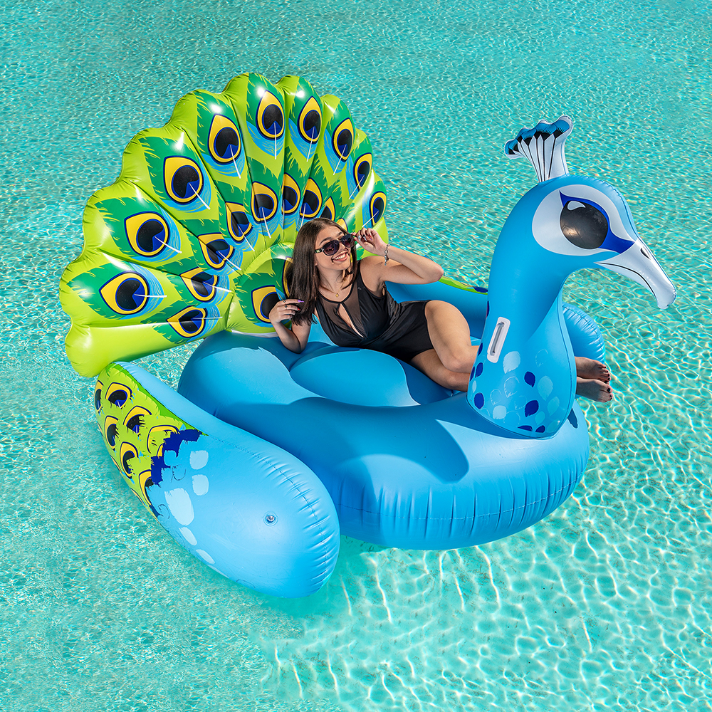 66″ Giant Peacock Raft – SLOOSH
