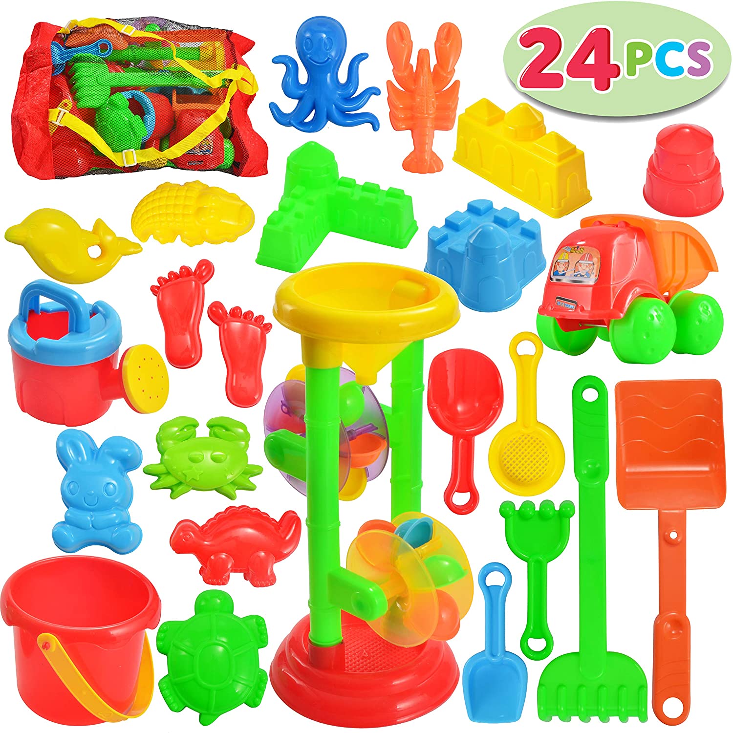 24 Pcs Beach Sand Toys Set – SLOOSH
