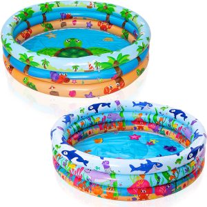 Beach Inflatable Kiddie Pool, 2 Pieces – SLOOSH