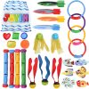 Colorful Diving Toys with Storage Bag, 28 Pcs