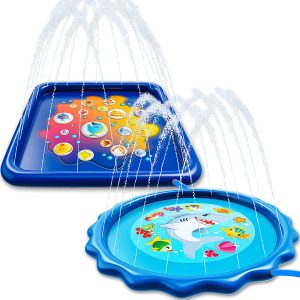 Square and Round Inflatable Sprinkler Mat, 68″ – SLOOSH