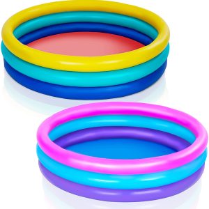 2 Packs 58” Multicolor Inflatable Kiddie Pools Set – SLOOSH