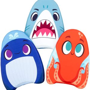 3 Pack Learn-to-Swim Kickboard, Whale, Shark, & Octopus – SLOOSH