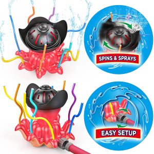 Pirate Octopus Wiggle Tube Sprinkler – SLOOSH