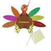 40Pcs Of Assorted Thanksgiving Turkey Scratch Off Card Diy Arts And Crafts
