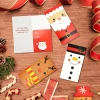 42pcs Simple Cartoon Christmas Holiday Greeting Cards