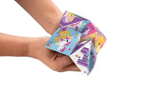 42Pcs Valentines Day Cootie Catcher Cards Game With Envelopes