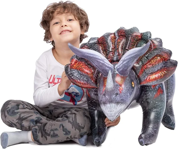 43in Triceratops Inflatable Dinosaur Toy