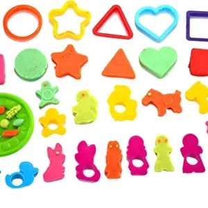 44 Pieces Clay Dough Tools Kit With Models And Molds.