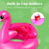 45in Pink Flamingo Inflatable Tube with 2 Cup Holders
