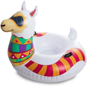 Inflatable Llama Snow Tube 47in