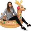47in Reindeer Heavy Duty Inflatable Snow Tube