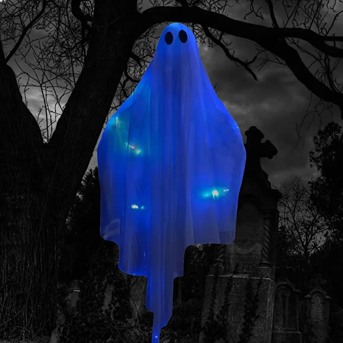 47″ Halloween Hanging Light Up Ghost Decoration