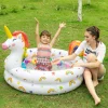 47in Kids inflatable ride a unicorn costume and Llama Pool Ring