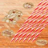 48pcs Christmas Candy Cane Ball Point Pens