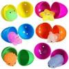 48Pcs Glitter Squishy Prefilled Easter Eggs